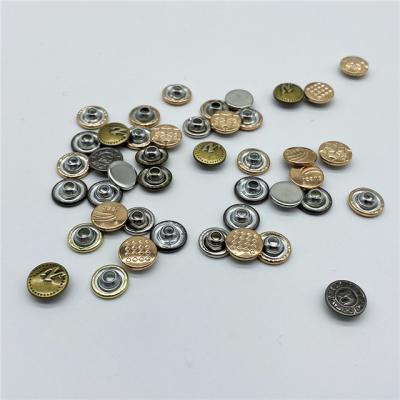 China Wholesale High Quality Dry Cleaning Garment Accessories Round 4 Part Custom Jeans Buttons For Clothes for sale