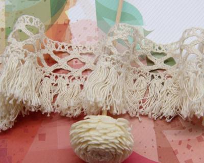 China 5cm Viable 100% White Cotton Lace Trim Crochet Trim Laces, Ribbons and Laces for Crafts for sale