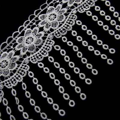 China 100% Polyester Sustainable Chemical Beaded Stone Stoned Indian Silk Laces Embroidery Lace Fabric for sale