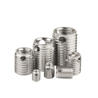 China Self-tapping stainless steel inserts with three cut-out holes made in China for sale