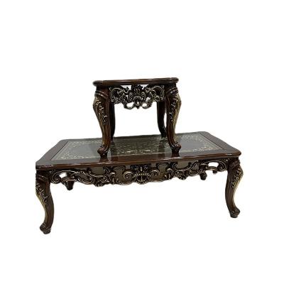 China China supplier minimalist popular antique coffee table exquisite furniture carved edge tea table for sale for sale