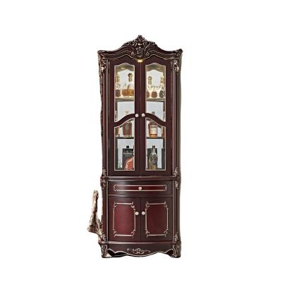 China Modern Living Room Storage Drinks Cabinets Decoration Glass Display Racks Curiosity Wine Shelf Wine Cabinet for sale