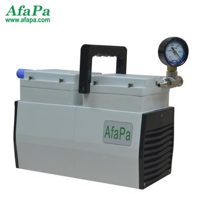 China Vacuum Distillation 180W 30L/min Diaphragm Vacuum Dry Oil Free Compressor for sale