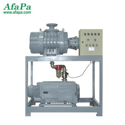 China Transformer Roots Rotary Vane Vacuum Pump System for sale