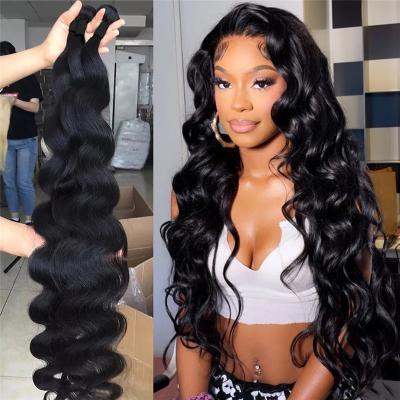 China Wholesale Raw Body Wave Virgin Cuticle Aligned Indian Hair Bundle Vendors Body Wave Hair Extensions for sale