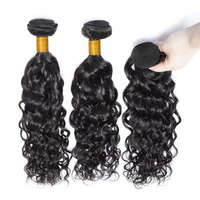 China High Quality Grade 10a Raw Indian Unprocessed Virgin Indian Virgin Water Wave Hair Unprocessed Human Hair for sale