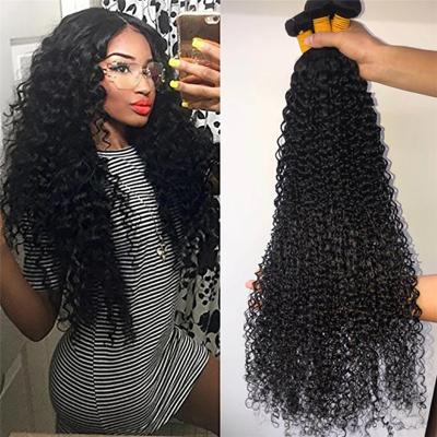 China Curly Kinky Curly Virgin Virgin Hair Bundles Raw Unprocessed Burmese Curly Hair Extensions Curly Hair for sale