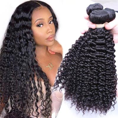 China Jerry Curl Wholesale 100% Virgin Cuticle Aligned Hair Extension Jerry Curly Unprocessed Mink Brazilian Hair Bundles for sale