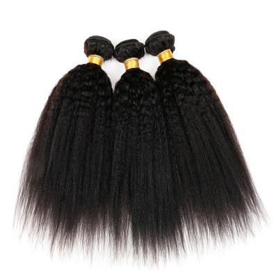 China Unprocessed Yaki Yaki Hair Weave Distributors Virgin Straight Virgin Hair Cuticle Aligned Mongolian Hair for sale