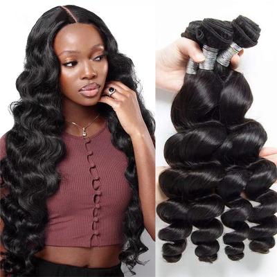 China Loose Wave Virgin Indian Remy Human Hair Southeast Asian Raw Cuticle Aligned Hair Loose Wave Bundles for sale