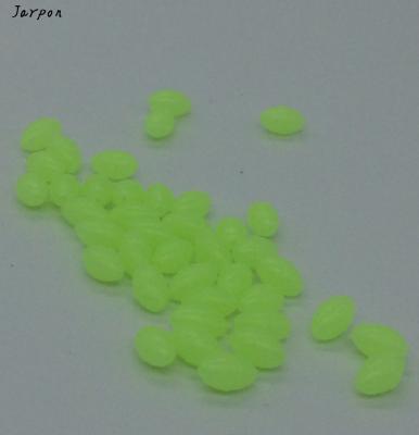 China wholesale fishing beads， plastic beads，olive beads with hole, olive beads for sale