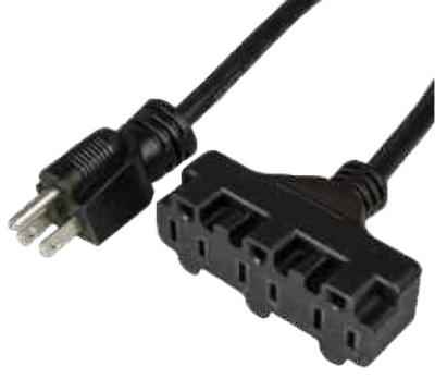 China Consumer Electronics American Power Cord US Power Plug Power Cords for sale