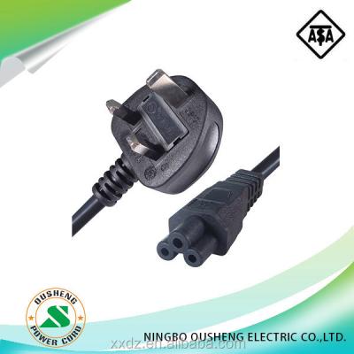 China UK COMPUTER plug with C5 laptop connector for sale