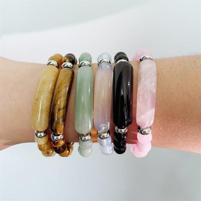 China Other Wholesale Custom Natural Stone Men's Yoga Beaded Bracelets Women's Bracelets for sale