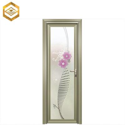 China Wooden Waterproof Grain Design Slide Glass Pocket Door Aluminum Manufacturing for sale