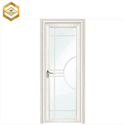 China Waterproof Hotel Bathroom Aluminum Interior Frosted Glass Sliding Door With New Design for sale