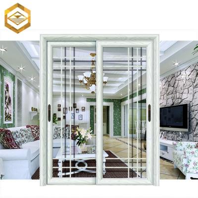 China Waterproof Aluminum Slide Door Price , Internal Flush Slide Door Standard Size Price for sale