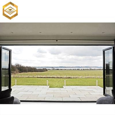 China Guangzhou Waterproof Panoramic Casement Folding Door Industry for sale