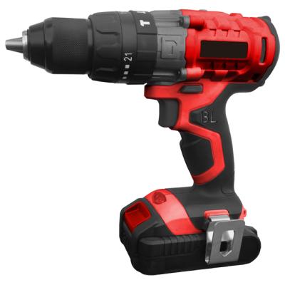 China Metal Chuck Brushless Adjustable Speed ​​Keyless Drill Impact 20 Volt 13mm 60 N.M 2000mAh Same Battery Cordless Hammer Drill Tool for sale