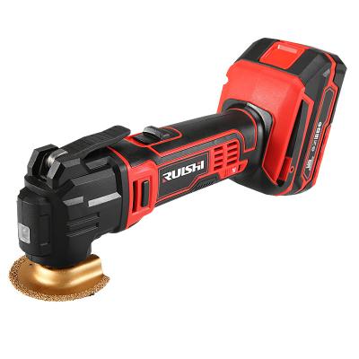 China Lightweight 2000mAh Electric Lithium Cordless Multitool 21V Blades Work Oscillating Tool for sale