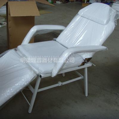 China Cheap Reclining Massage Table Chair Beauty Salon Massage Facial Bed With Metal Frame for sale