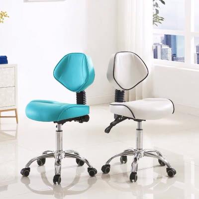 China Modern Universal Beauty Salon Furniture Rolling Stool Hair Salon Cutting Stool for sale