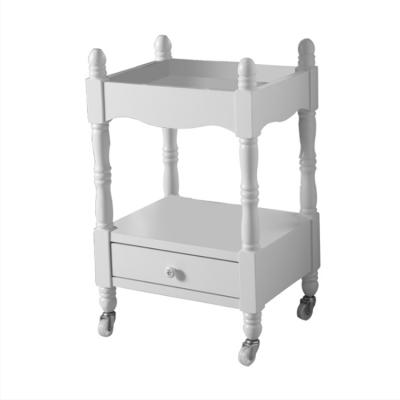 China Traditional Portable Beauty Salon Facial Trolley With Drawer, Hairdressing Trolley Beauty Barber Shop Trolley for sale