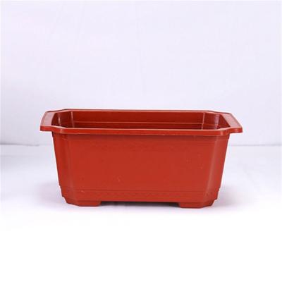 China Nursery Transitional Square Pots Planter Bonsai Makers Plastic Flower Pot for sale