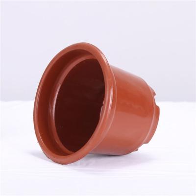 China Transitional Clear Biodegradable Soft Pots Plastic Nursery Pot For Plants for sale