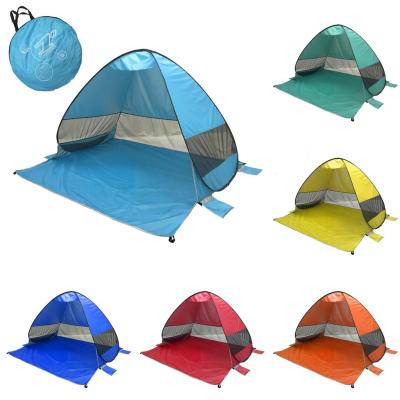 China Promotion Portable Maker Easy Up Pop Up Automatic Pop Up Shade And Sunshade Beach Tent Umbrella Shelter for sale