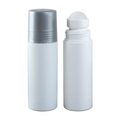 China 50ml 80ml Cosmetic White Deodorant Roll On Bottle 50ml for sale