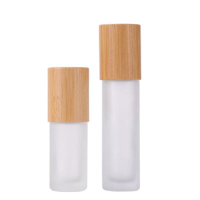 China Essential Oil Cosmetic Perfume 5ml 10ml Frost Clear Transparent Roll On Roller Glass Bottle With Lid And Bamboo Rollers for sale