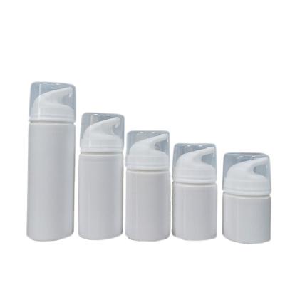 China 30ml 50ml 70ml 80ml 100ml 150ml Cosmetic White Airless Spray Pump Bottle for sale