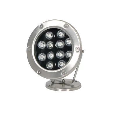 China Ip68 IP68 Super Thin Waterproof Stainless Steel Swimming Pool Light LED Underwater Swimming Pool Light for sale