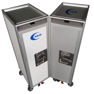 China Aluminum Aircraft Commercial Airline Catering Inflight Food Cart for sale