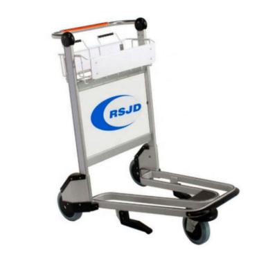 China Unfolding Airlines Delivery Passenger Luggage Brake Hand Trolley for sale