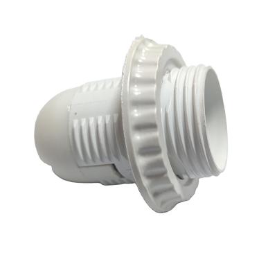 China Screw End Quality Lamp Holder For E27 Bulbs Lamp Holder E27 Bulb Card Type Socket for sale