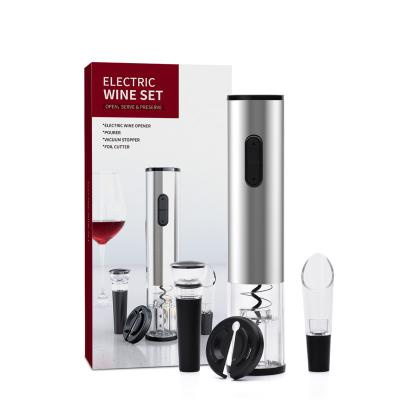 China Wine Bottle Opener Automatic Electric Wine Opener Set Red Wine Electric Bottle Opener EGS-KB1-601901A Te koop