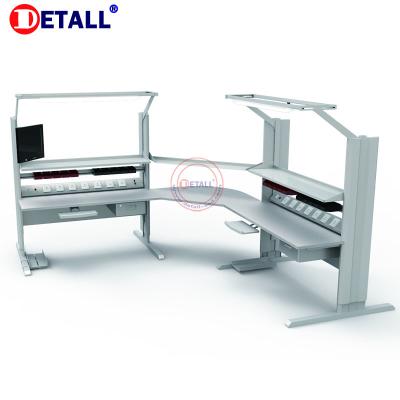 China Industrial Workshop Detall Electronic Assembly Work Bench For Planet for sale