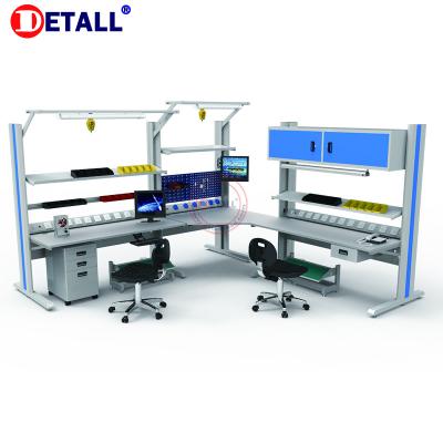 China Factory Detall Industrial Tool Storage Corner Workshop Workbench for sale