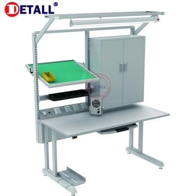 China Tablet Detall Inspection Table with Light for sale