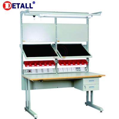 China Detall Anti Static Electric Woodworking Bench Anti Static Electric Detall Bench With ESD Table Top for sale