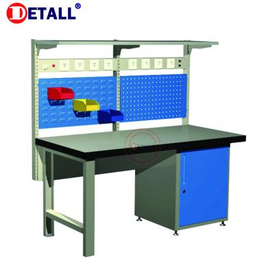 China Heavy Duty Industrial Desk Detall Workshop Garage Tool Drawer Workbench for sale