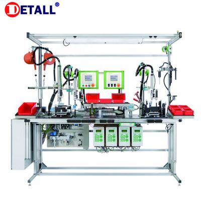 China Desktop Detall Packing Centers Workbenches With Shelf for sale