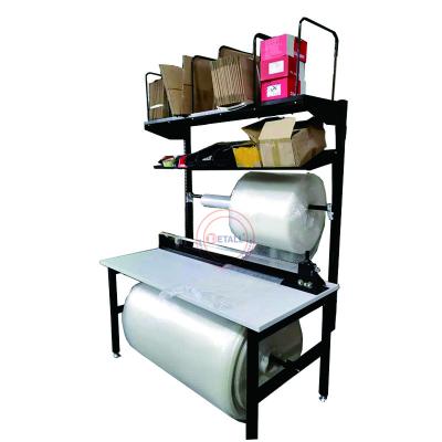 China Professional Packing Factory Detall Tables Industrial Packing Center With Bubble Rack for sale