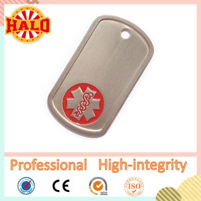 China Colored aluminum cheap dog tag necklaces embossing for sale