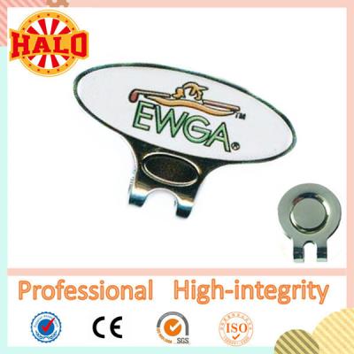 China Custom Your Own Logo Cheap Blank Magnet Metal Cap Clip for sale