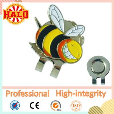 China Free Design Golf Magnetic Hat Clips / Cap Clips Ball Markers With Custom Design for sale