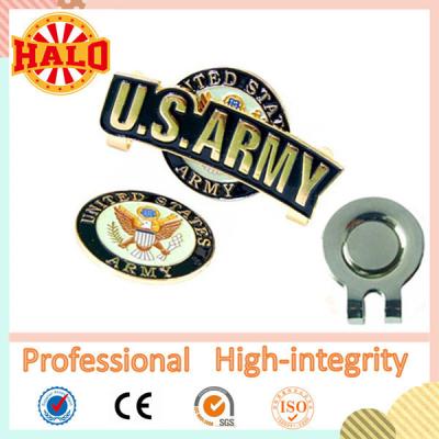 China Hot Selling Usa Flag Shape Golf Ball Marker On Magnetic Cap Clip for sale