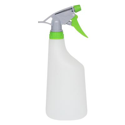 China Customized Promotion Plastic Powerful Outlet 650ml Refillable Green Bottle Cleaning Spray for sale